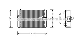 Теплообменник (AVA QUALITY COOLING: MS6186)