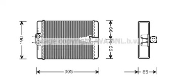 Теплообменник (AVA QUALITY COOLING: MS6250)