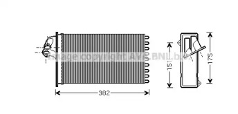 Теплообменник (AVA QUALITY COOLING: MS6355)