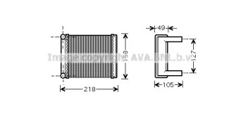 Теплообменник (AVA QUALITY COOLING: MS6385)