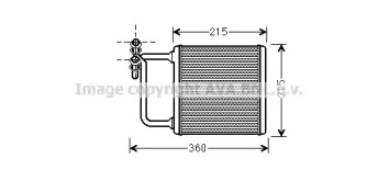 Теплообменник (AVA QUALITY COOLING: MS6470)