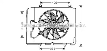 Вентилятор (AVA QUALITY COOLING: MS7502)