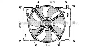 Вентилятор (AVA QUALITY COOLING: MS7504)