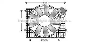 Вентилятор (AVA QUALITY COOLING: MS7505)