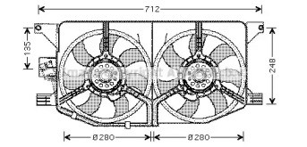 Вентилятор (AVA QUALITY COOLING: MS7510)