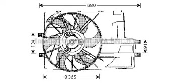 Вентилятор (AVA QUALITY COOLING: MS7511)