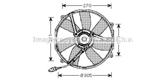 Вентилятор (AVA QUALITY COOLING: MS7512)