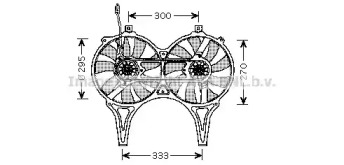 Вентилятор (AVA QUALITY COOLING: MS7514)