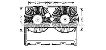 Вентилятор (AVA QUALITY COOLING: MS7515)