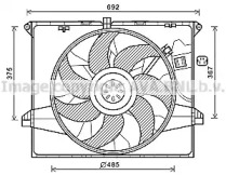 Вентилятор (AVA QUALITY COOLING: MS7671)