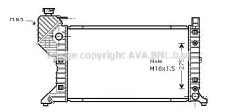 Теплообменник (AVA QUALITY COOLING: MSA2182)