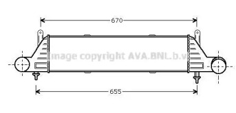 Теплообменник (AVA QUALITY COOLING: MSA4260)