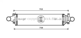 Теплообменник (AVA QUALITY COOLING: MSA4659)