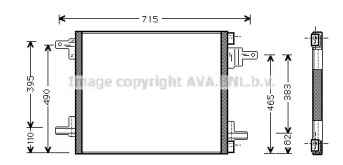 Конденсатор (AVA QUALITY COOLING: MSA5345)