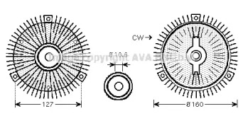 Сцепление (AVA QUALITY COOLING: MSC488)