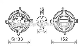 Сцепление (AVA QUALITY COOLING: MSC496)