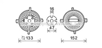 Сцепление (AVA QUALITY COOLING: MSC523)