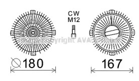 Сцепление (AVA QUALITY COOLING: MSC524)