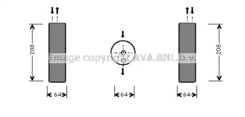 Осушитель (AVA QUALITY COOLING: MSD053)