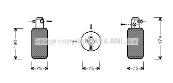 Осушитель (AVA QUALITY COOLING: MSD291)