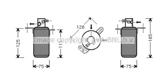 Осушитель (AVA QUALITY COOLING: MSD373)