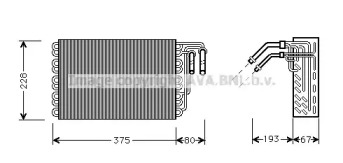 Испаритель (AVA QUALITY COOLING: MSV020)