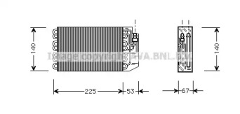 Испаритель (AVA QUALITY COOLING: MSV029)