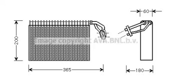 Испаритель (AVA QUALITY COOLING: MSV317)