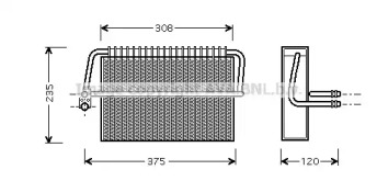 Испаритель (AVA QUALITY COOLING: MSV326)