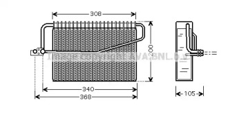 Испаритель (AVA QUALITY COOLING: MSV381)