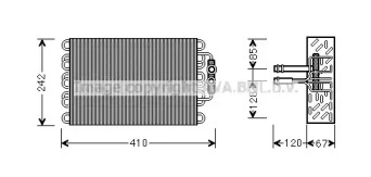 Испаритель (AVA QUALITY COOLING: MSV542)