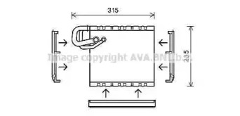 Испаритель (AVA QUALITY COOLING: MSV550)