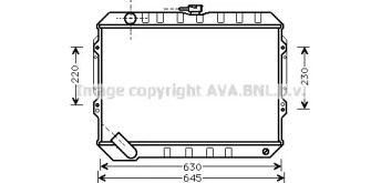 Теплообменник (AVA QUALITY COOLING: MT2088)