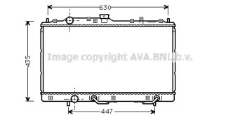 Теплообменник (AVA QUALITY COOLING: MT2114)