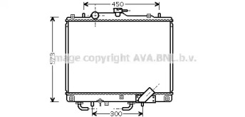 Теплообменник (AVA QUALITY COOLING: MT2156)