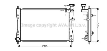 Теплообменник (AVA QUALITY COOLING: MT2173)