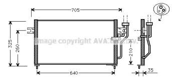 Конденсатор (AVA QUALITY COOLING: MT5105)