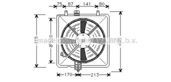 Вентилятор (AVA QUALITY COOLING: MT7502)