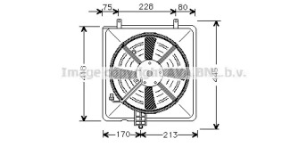 Вентилятор (AVA QUALITY COOLING: MT7503)