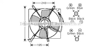 Вентилятор (AVA QUALITY COOLING: MT7513)