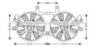 Вентилятор (AVA QUALITY COOLING: MT7519)