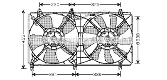 Вентилятор (AVA QUALITY COOLING: MT7524)