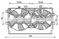 Вентилятор (AVA QUALITY COOLING: MT7529)