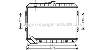 Теплообменник (AVA QUALITY COOLING: MTA2089)