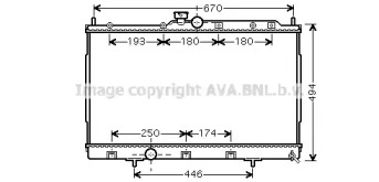 Теплообменник (AVA QUALITY COOLING: MTA2183)