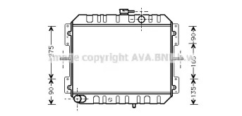 Теплообменник (AVA QUALITY COOLING: MZ2092)