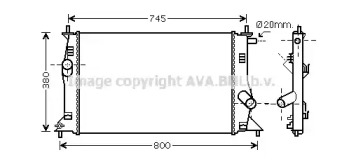 Теплообменник (AVA QUALITY COOLING: MZ2183)