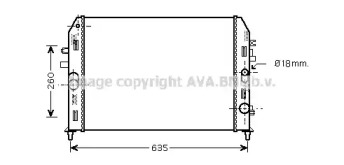 Теплообменник (AVA QUALITY COOLING: MZ2205)