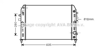 Теплообменник (AVA QUALITY COOLING: MZ2206)