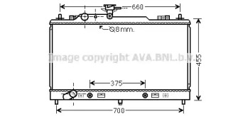 Теплообменник (AVA QUALITY COOLING: MZ2223)